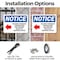 Signmission Delivery Entrance Contractors OSHA Notice Sign, Plastic, 10in W x 7in L, 2PK OS-2PACK-NS-P-710-L-10966 - alternate 3